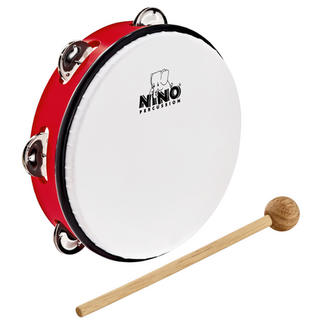 Nino Percussion 8" Tambourine in Various Colours