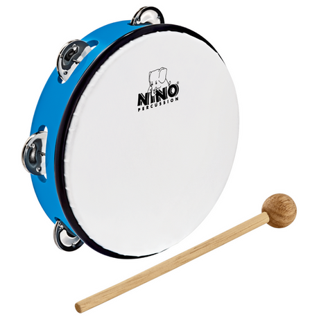 Nino Percussion 8" Tambourine in Various Colours