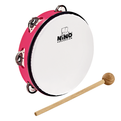 Nino Percussion 8" Tambourine in Various Colours