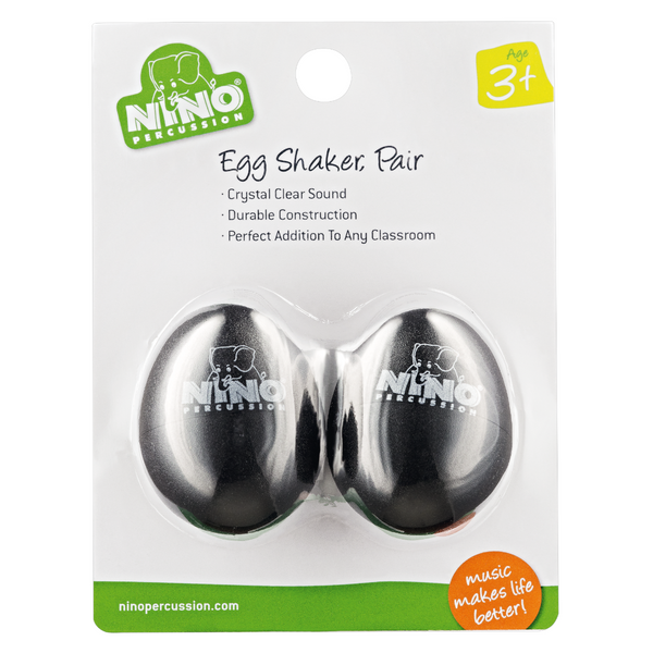 Nino Percussion Egg Shakers in Various Colours (Pair)