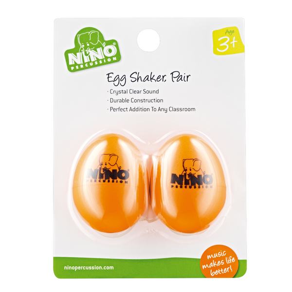 Nino Percussion Egg Shakers in Various Colours (Pair)