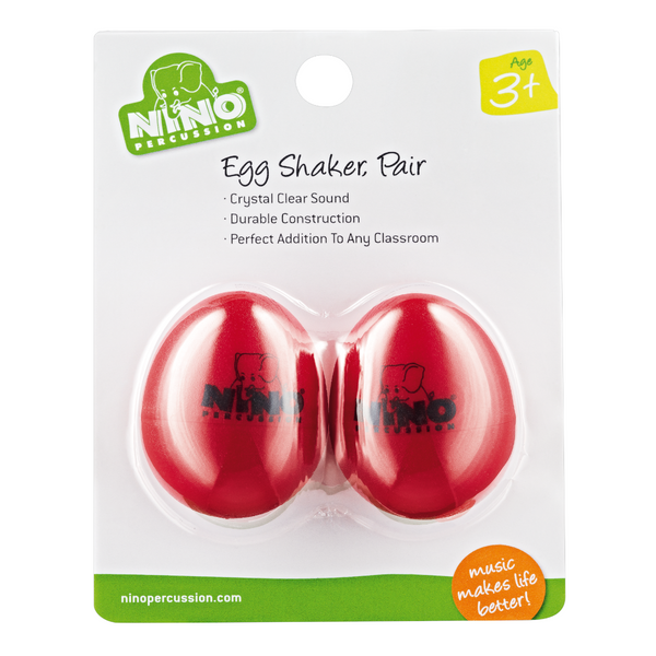 Nino Percussion Egg Shakers in Various Colours (Pair)