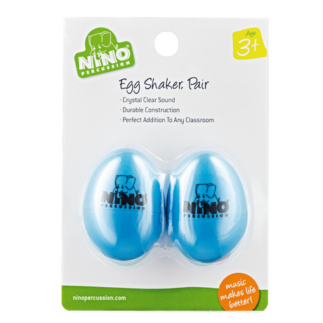 Nino Percussion Egg Shakers in Various Colours (Pair)