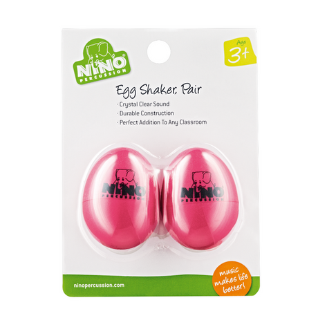 Nino Percussion Egg Shakers in Various Colours (Pair)