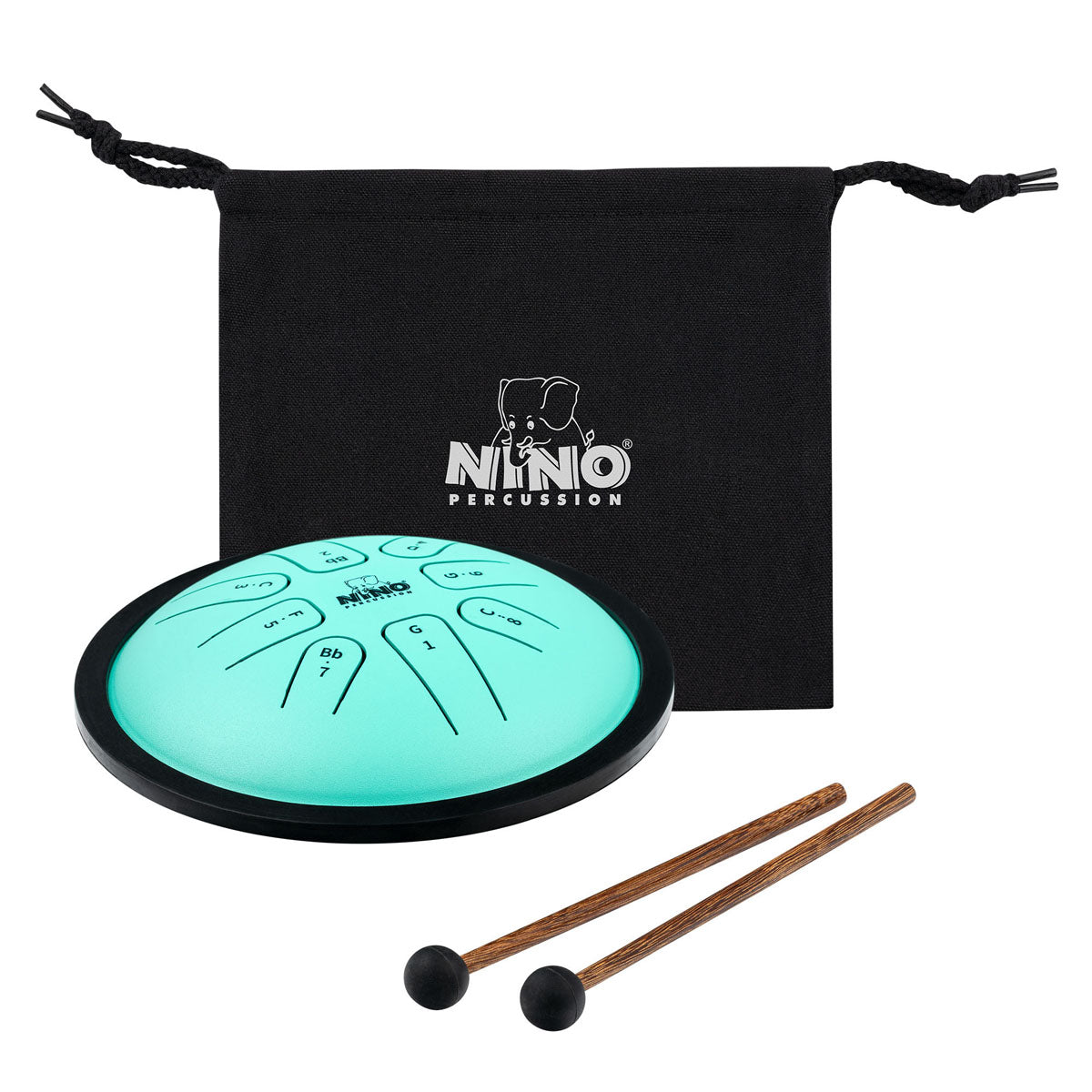 Nino Percussion Steel Tongue Drum (G-Minor)