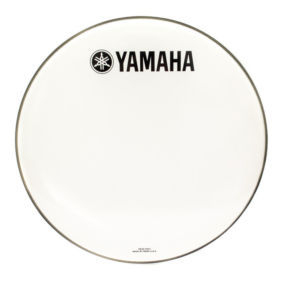 Yamaha P3 Bass Drum Logo Heads - White