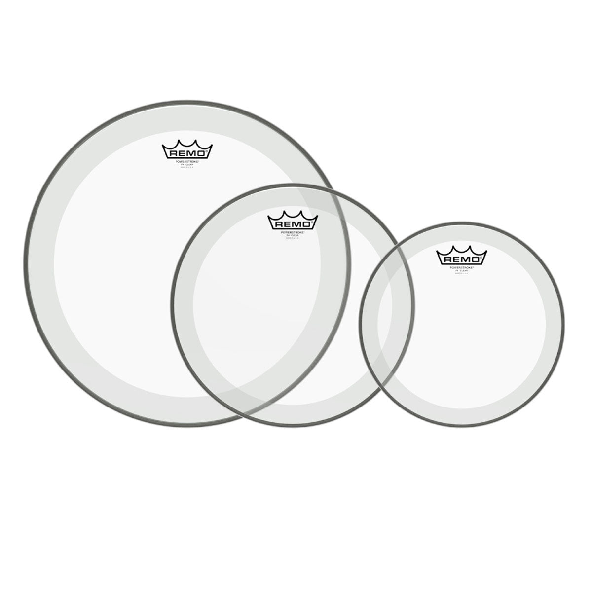 Remo Powerstroke P4 Tom Packs - Clear
