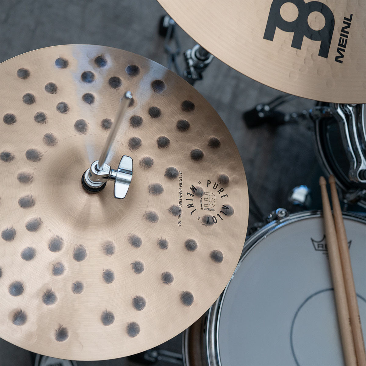 Meinl Pure Alloy 14" Extra Hammered Hi-Hat Cymbals
