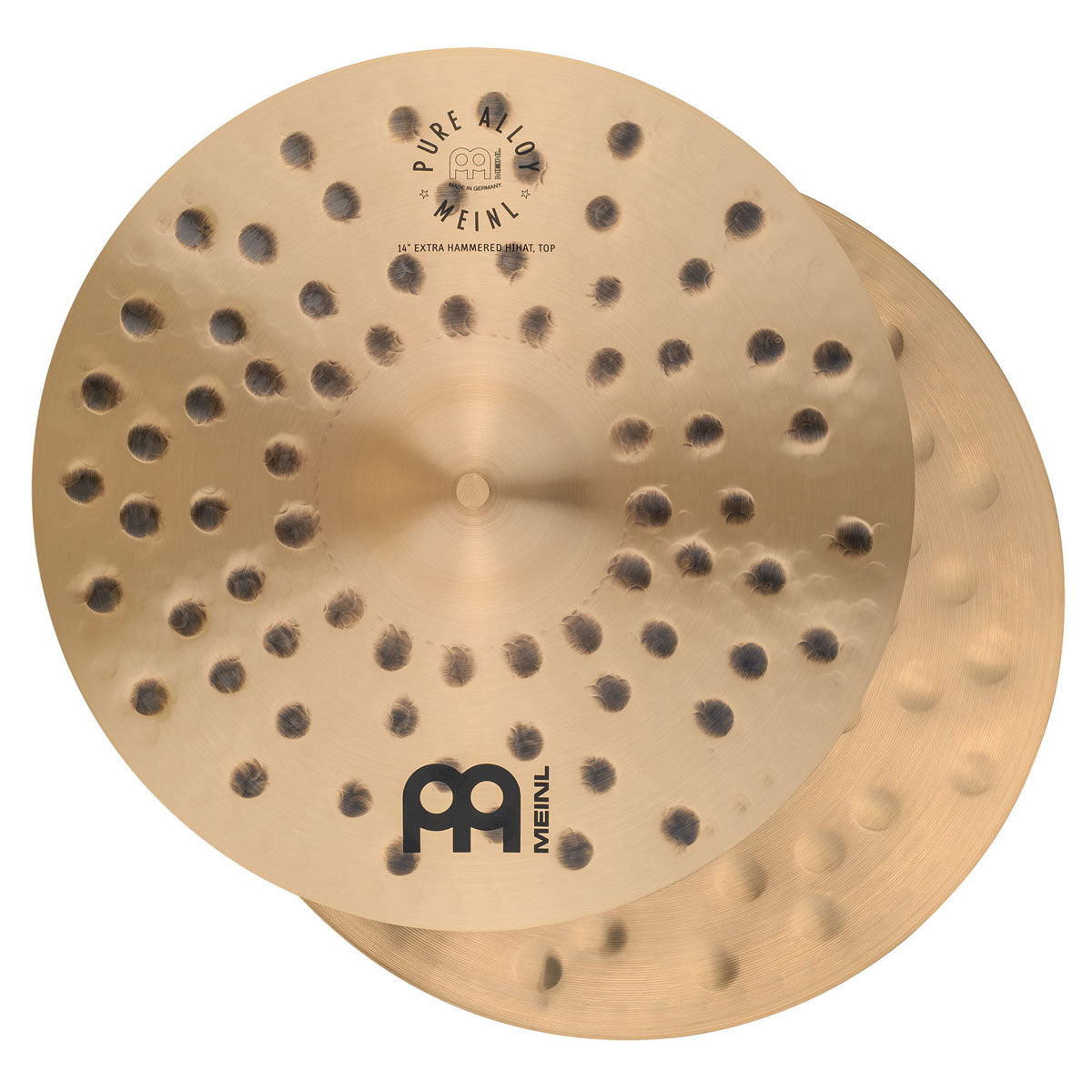Meinl Pure Alloy 14" Extra Hammered Hi-Hat Cymbals
