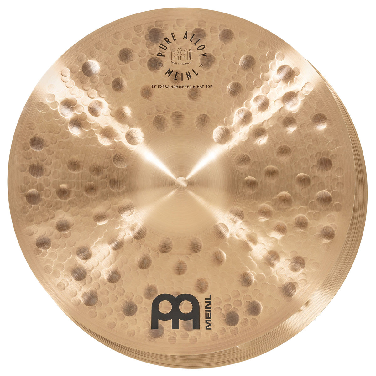Meinl Pure Alloy 15" Extra Hammered Hi-Hat Cymbal