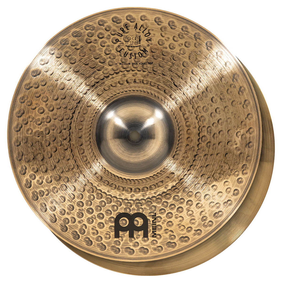 Meinl Pure Alloy Custom 14" Medium Thin Hi-Hat