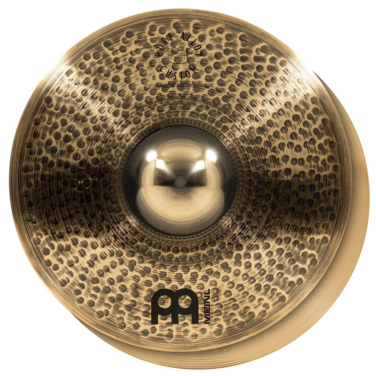 Meinl Pure Alloy Custom 15" Medium Thin Hi-Hats