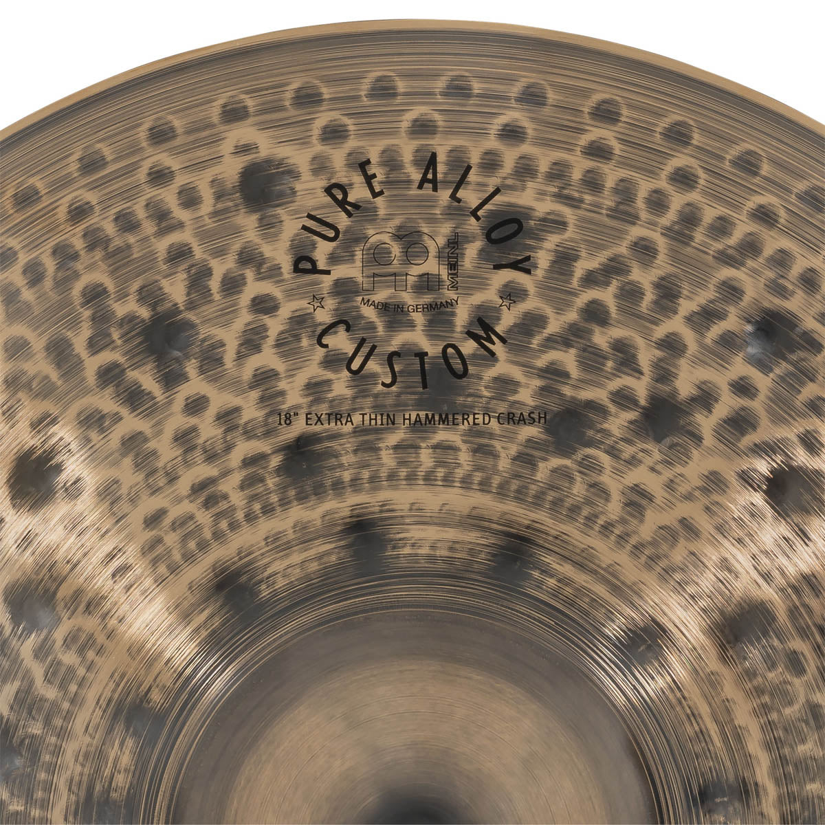 Meinl Pure Alloy Custom 18" Extra Thin Hammered Crash