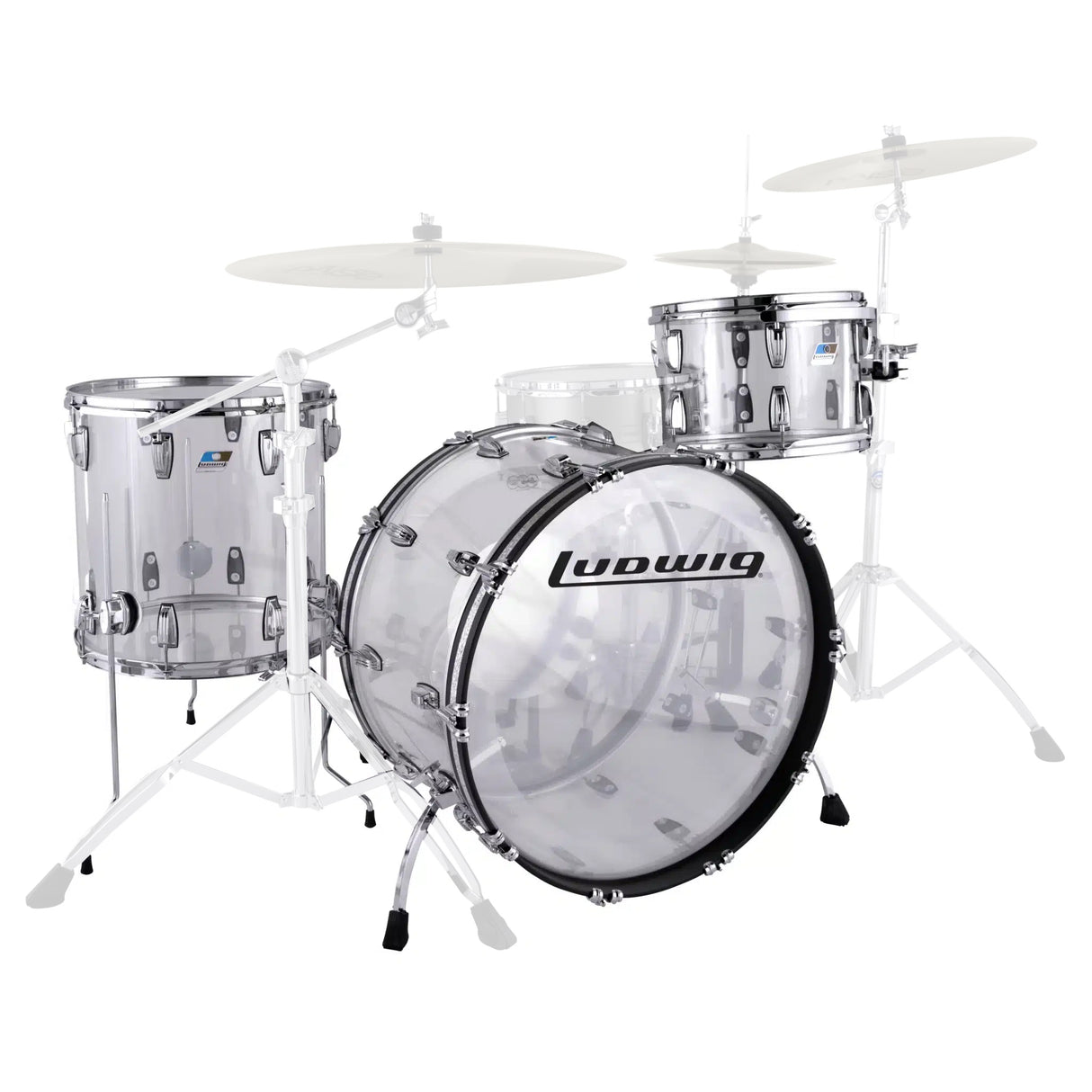 Ludwig USA Vistalite 24" Pro Beat Shell Pack