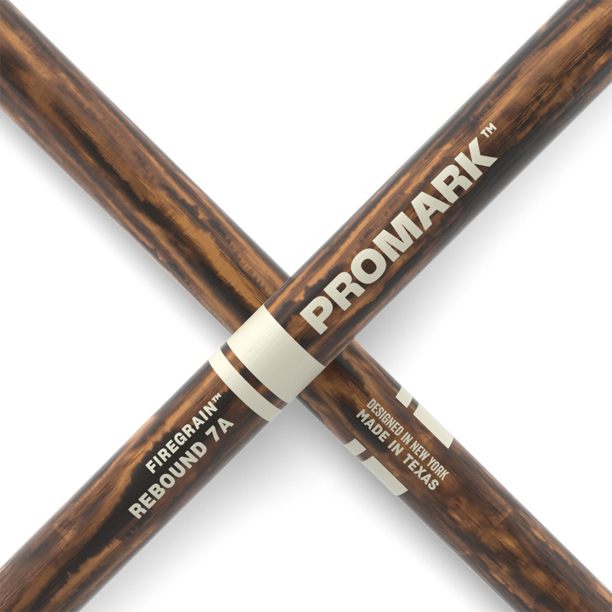 Pro-Mark Rebound FireGrain 7A Hickory Drum Sticks - Wood Tip