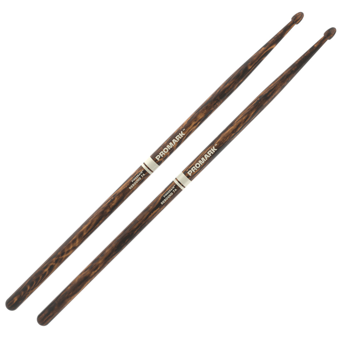 Pro-Mark Rebound FireGrain 7A Hickory Drum Sticks - Wood Tip