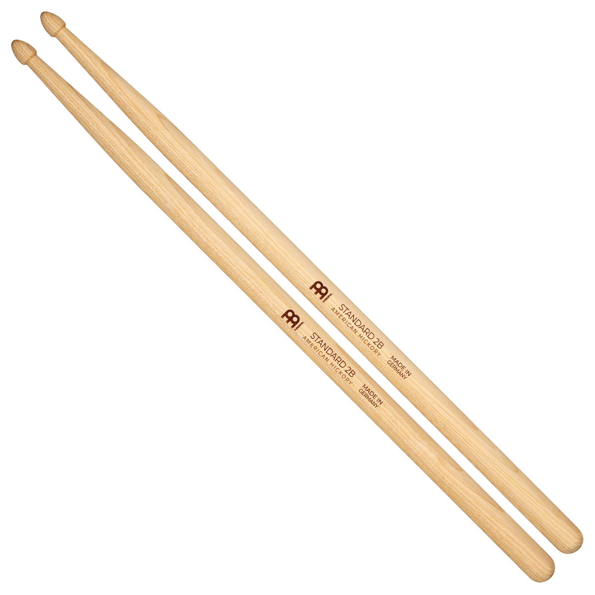 Meinl Standard 2B Wood Tip Hickory Drumsticks