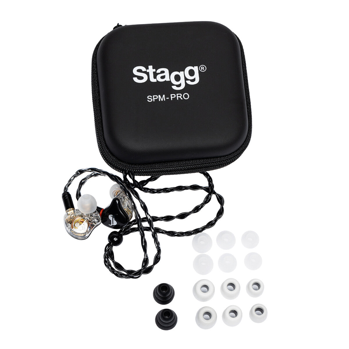 Stagg Pro Hybrid-Driver In-Ear Monitors in Black