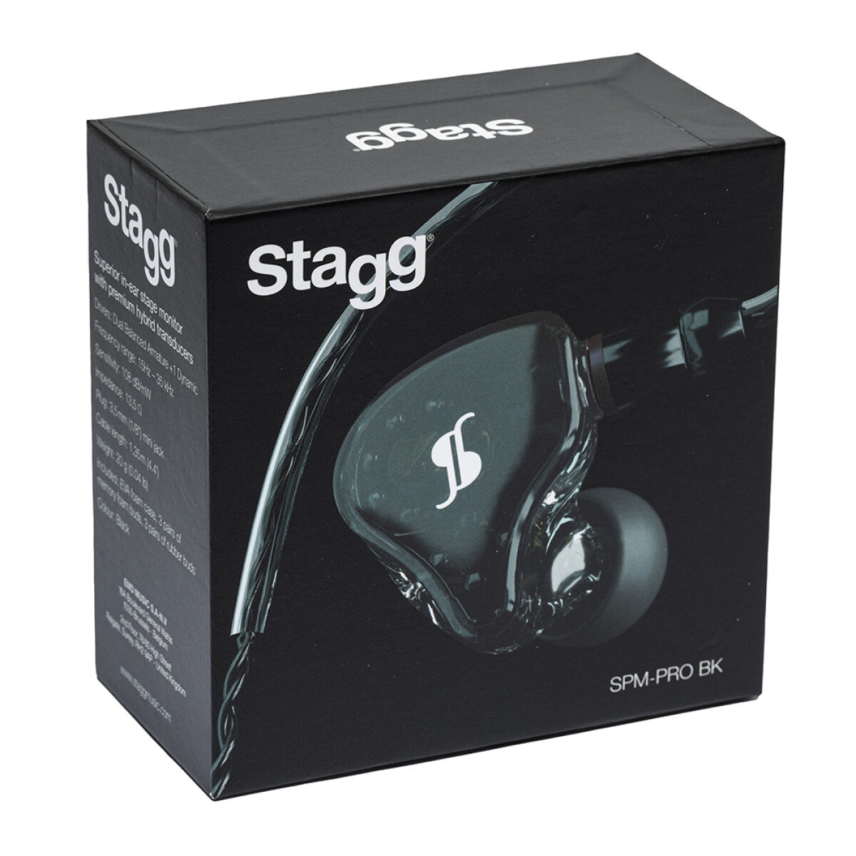 Stagg Pro Hybrid-Driver In-Ear Monitors in Black