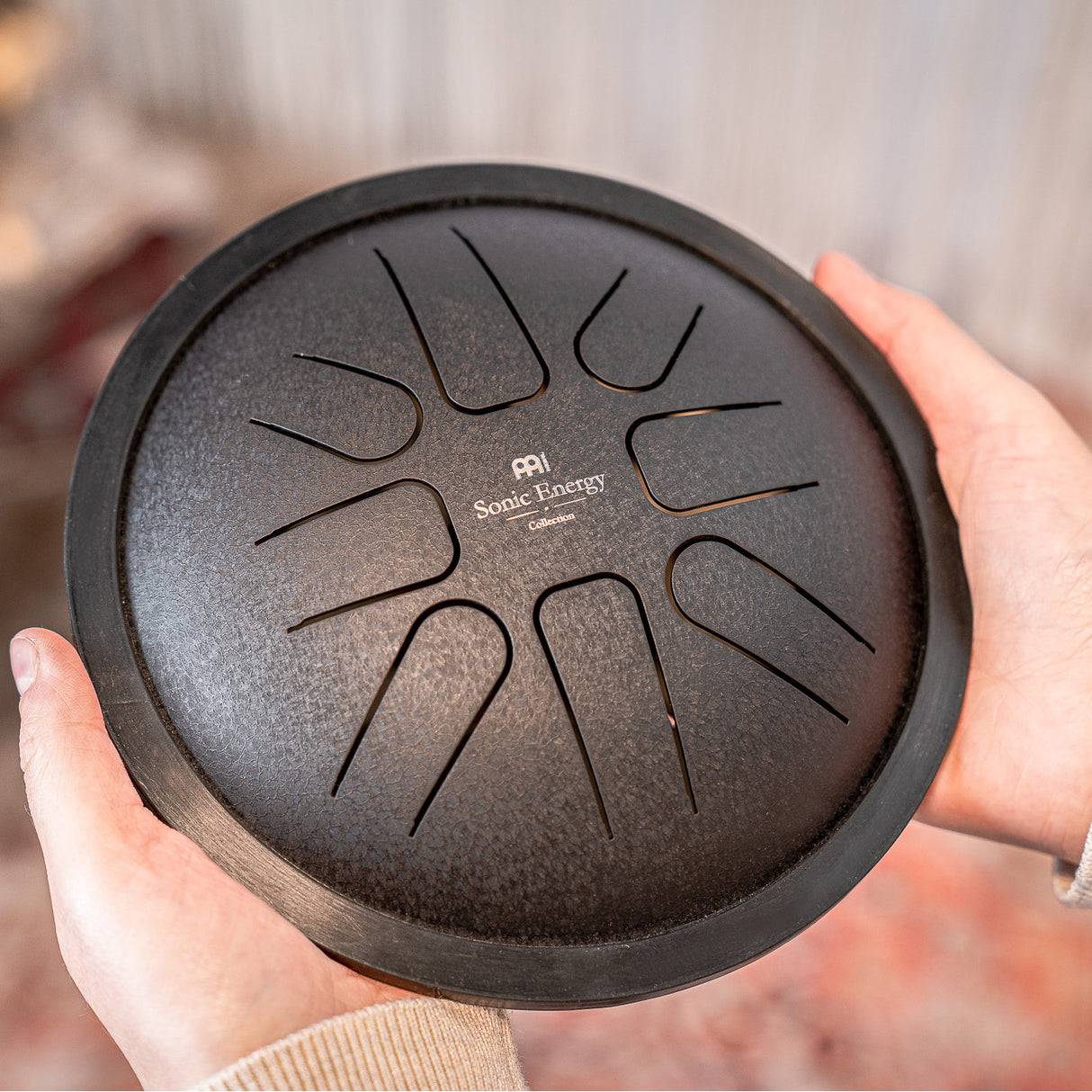 Meinl Sonic Energy 7" Steel Tongue Drum - Black (F Minor)