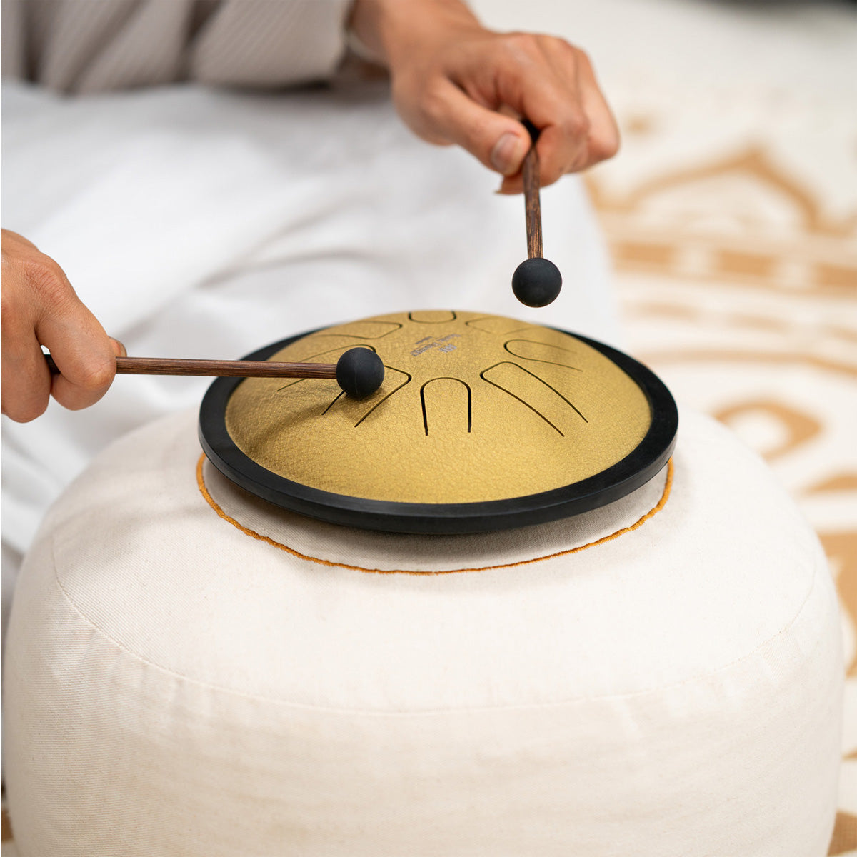 Meinl Sonic Energy 7" Steel Tongue Drum - Gold (C Minor)