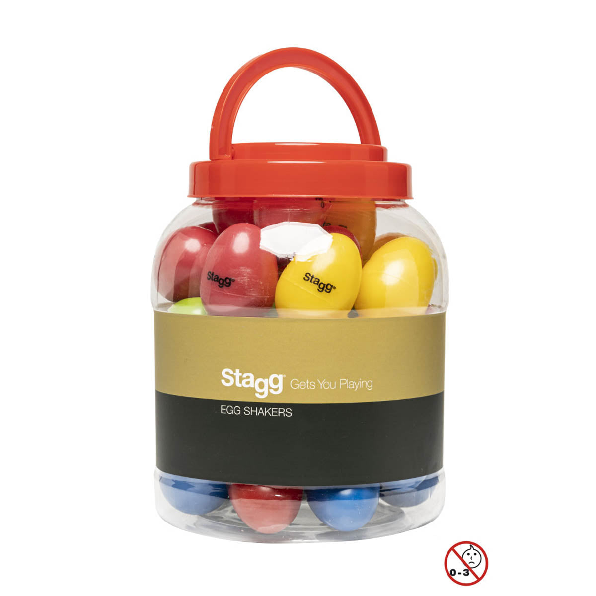 Stagg Egg Shakers - Jar of 40 (Various Colours)