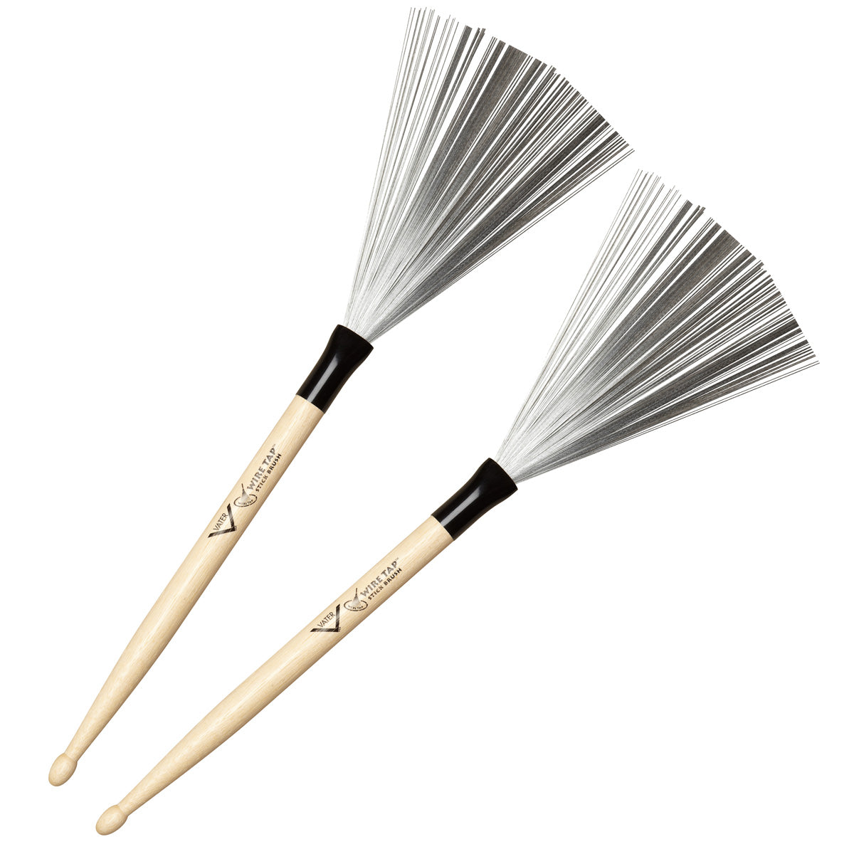 Vater Wire Tap Brushes - 5A Drumstick Wire Brush