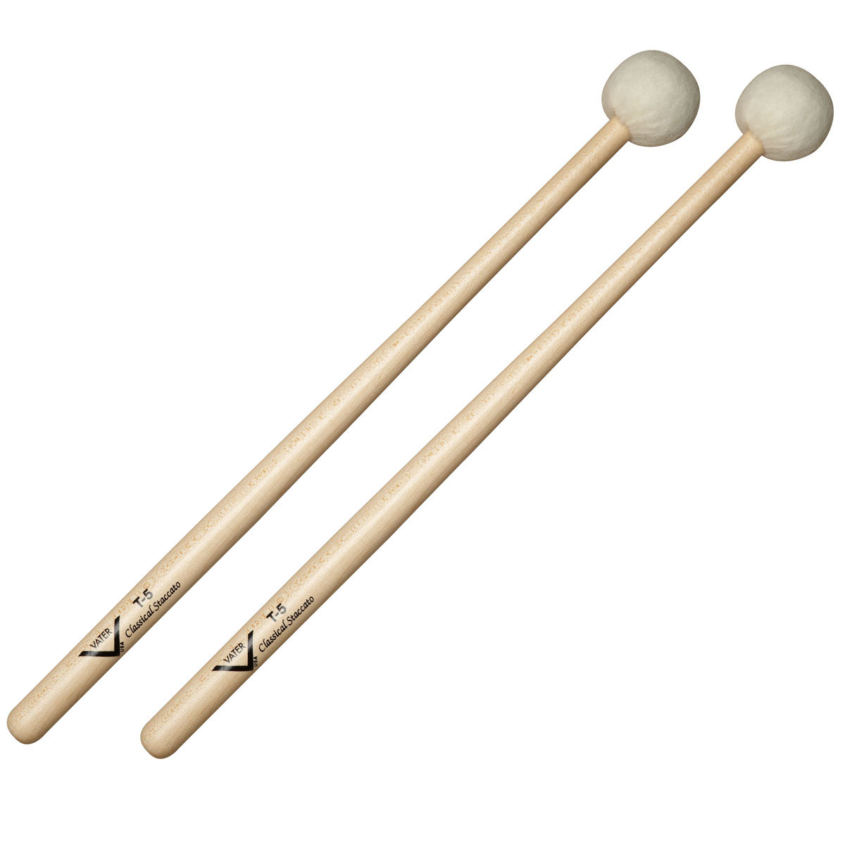 Vater T5 Timpani Mallets - Classical Staccato