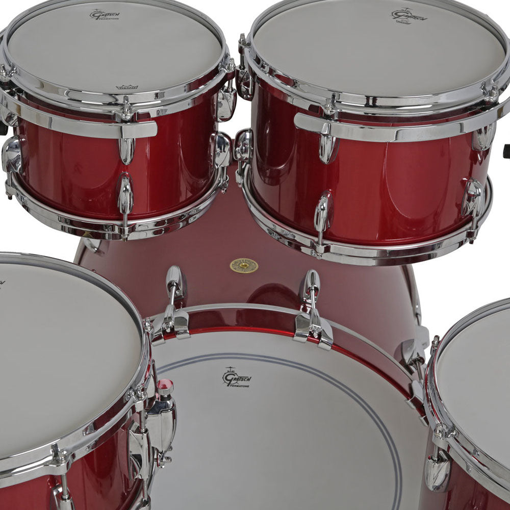 Gretsch USA Custom Shell Pack in Candy Apple Red Gloss - 22"| 10"| 12"| 16"| 14" SD