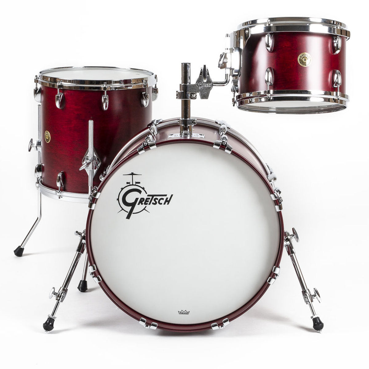 Gretsch USA Custom Shell Pack in Satin Rosewood - 20"| 12"| 14"