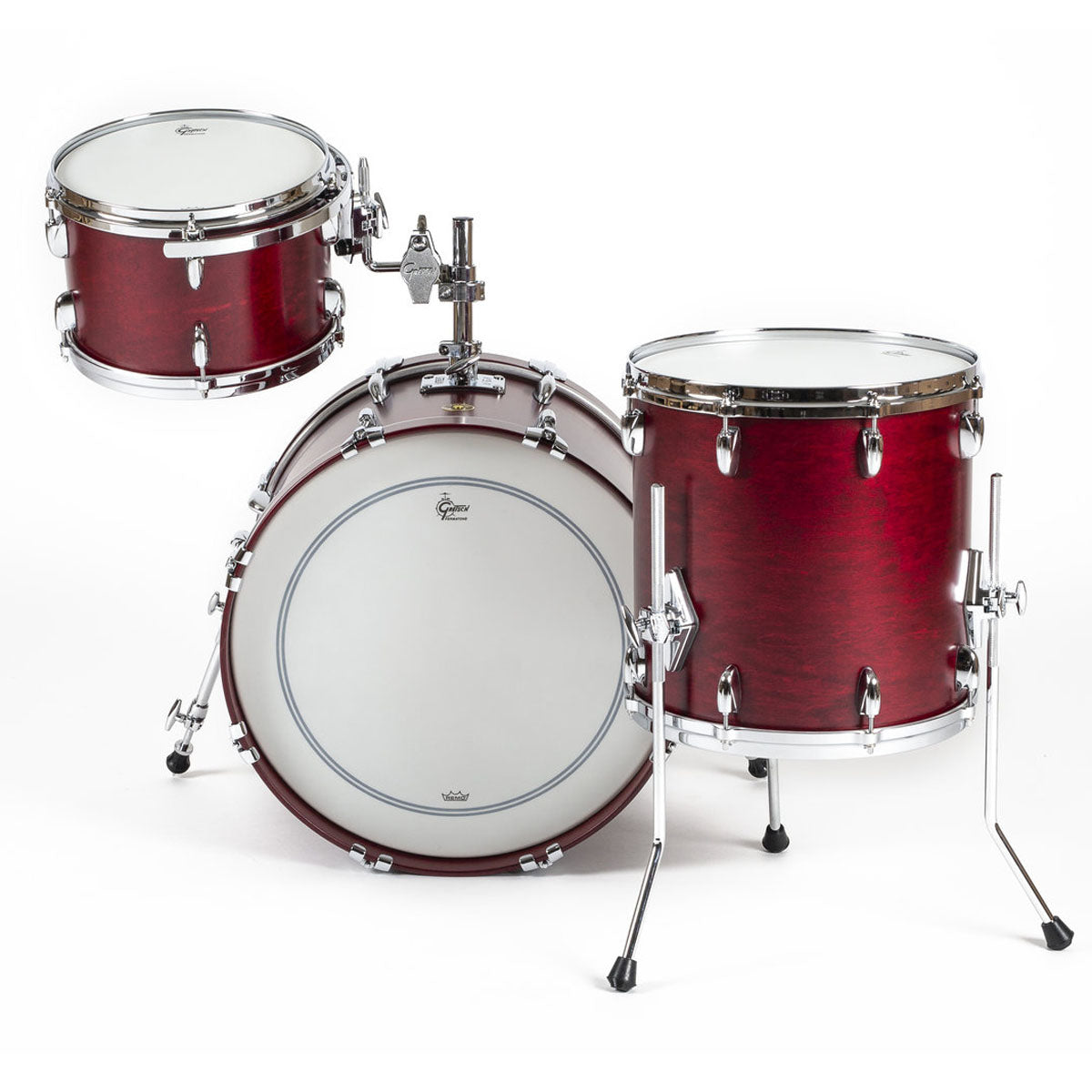 Gretsch USA Custom Shell Pack in Satin Rosewood - 20"| 12"| 14"