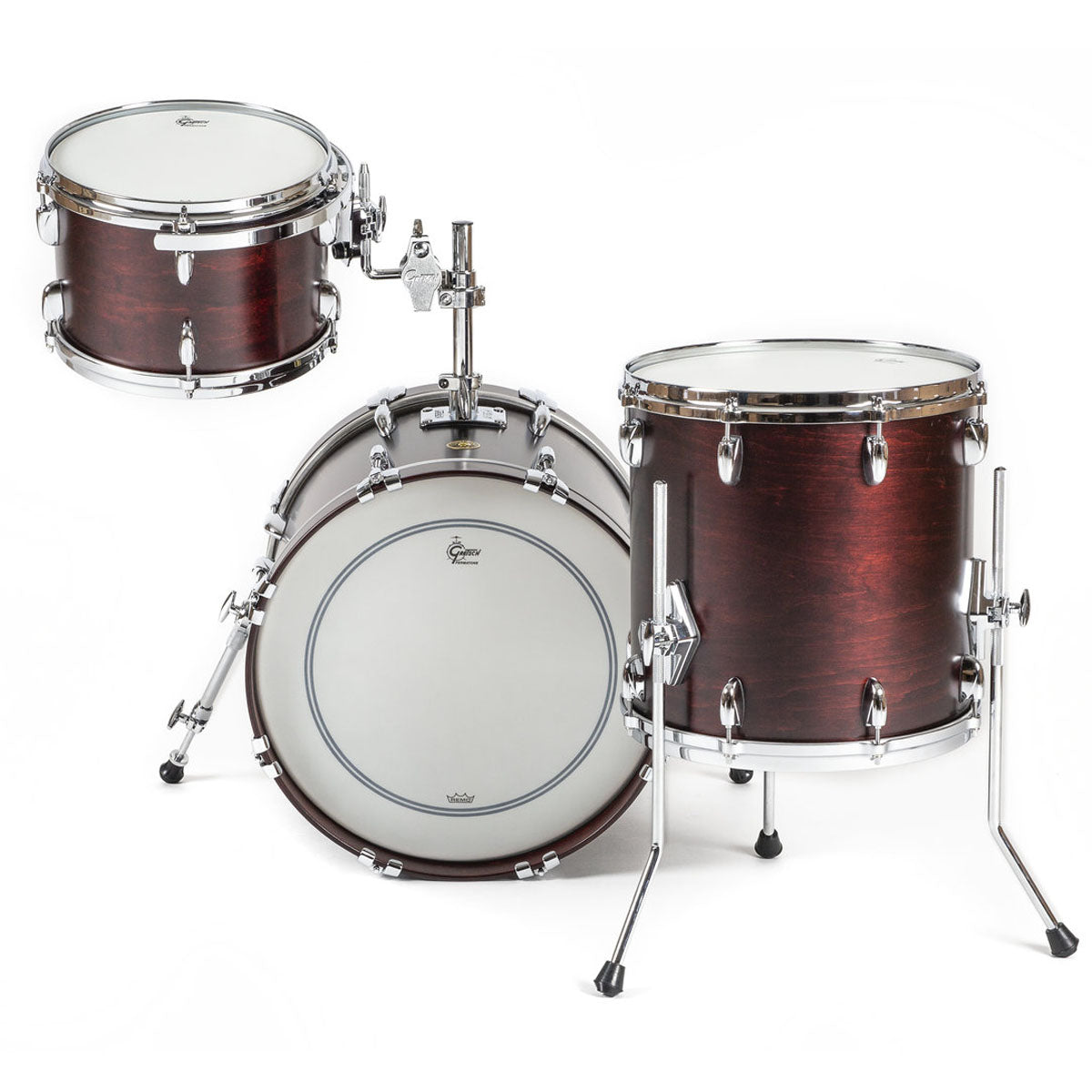 Gretsch USA Custom Shell Pack in Satin Walnut - 18"| 12"| 14"