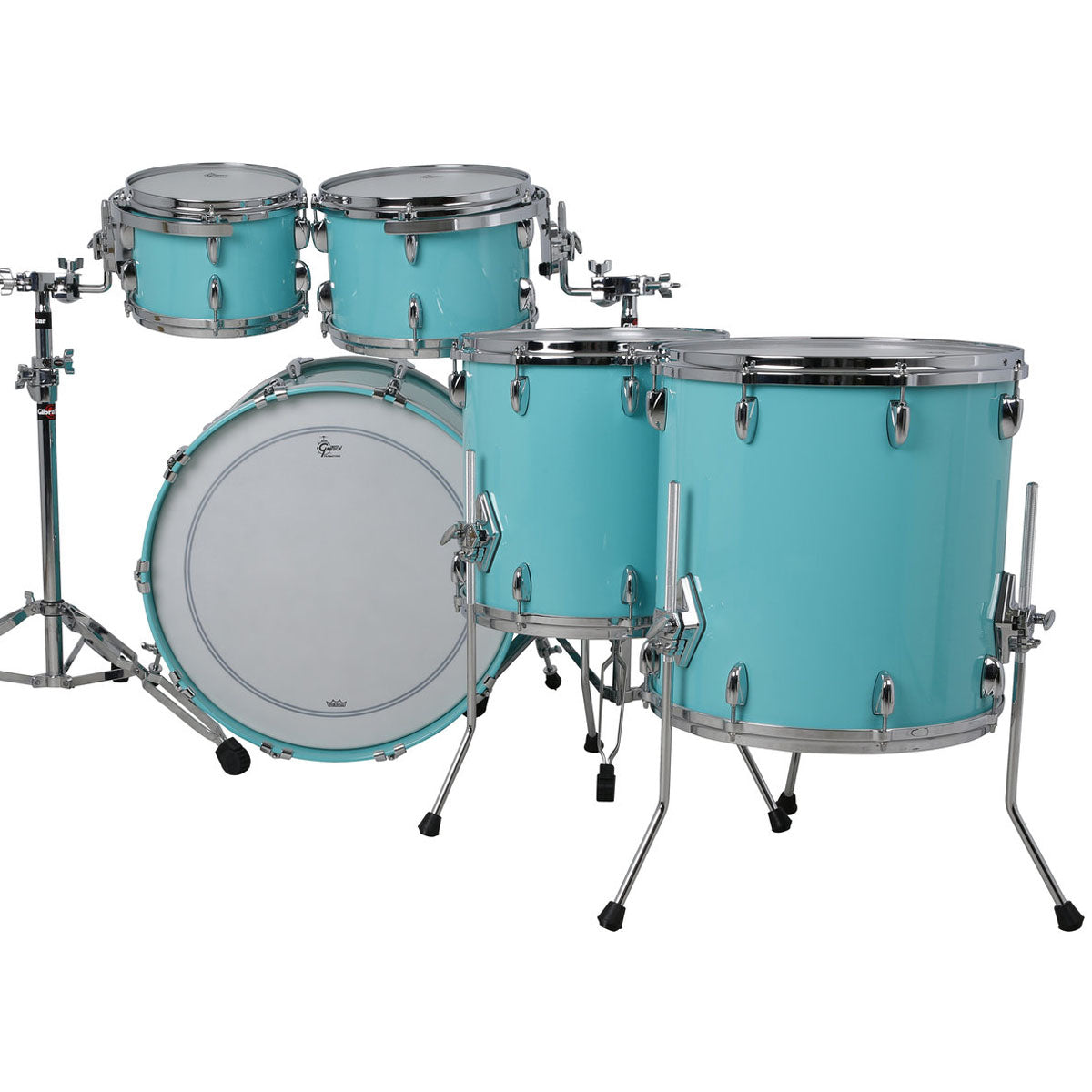Gretsch USA Custom Shell Pack in Sea Foam Green Gloss - 22"| 10"| 12"| 14"| 16"
