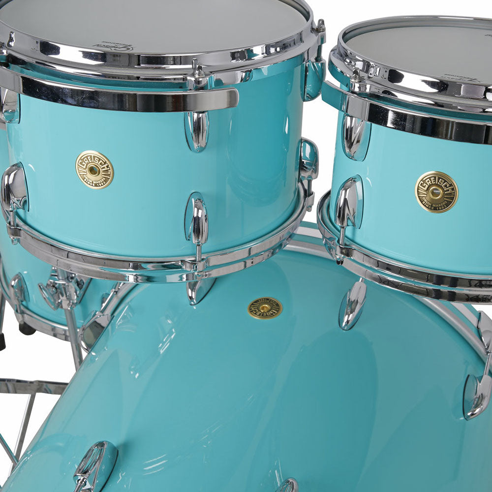 Gretsch USA Custom Shell Pack in Sea Foam Green Gloss - 22"| 10"| 12"| 14"| 16"