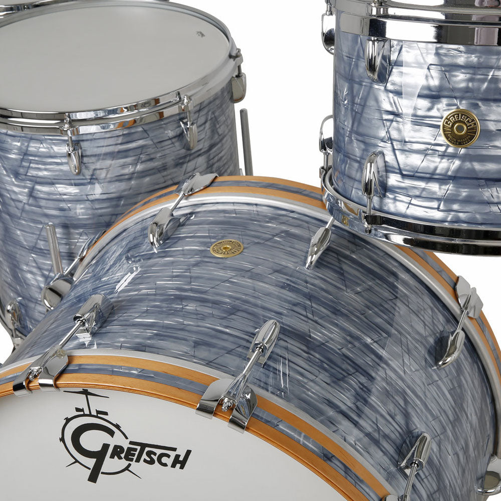 Gretsch USA Custom Shell Pack in Sky Blue Pearl - 24"| 13"| 16"| 18"