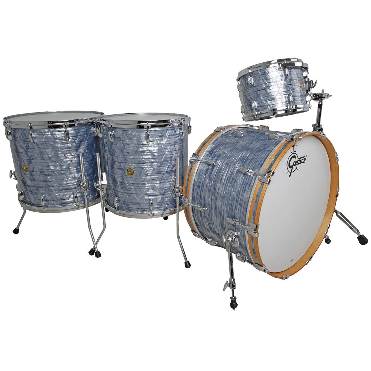 Gretsch USA Custom Shell Pack in Sky Blue Pearl - 24"| 13"| 16"| 18"