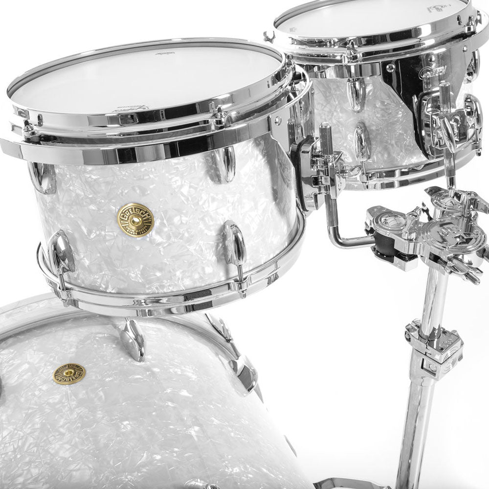 Gretsch USA Custom Shell Pack in White Marine Pearl - 22"| 10"| 12"| 14"| 16"