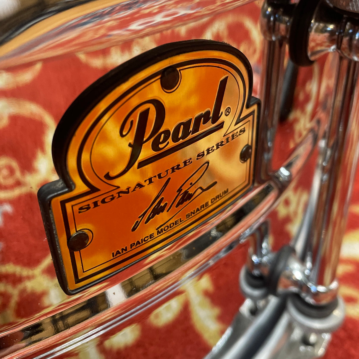 Pre-Owned Pearl Signature Ian Paice 14"x6.5" Steel Snare (Serial Number #000003)