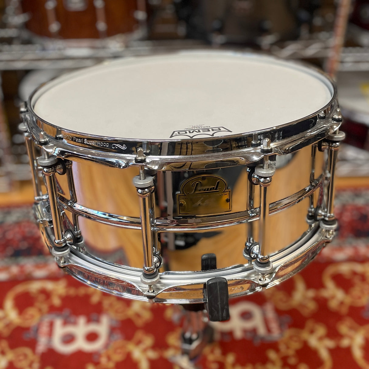 Pre-Owned Pearl Signature Ian Paice 14"x6.5" Steel Snare (Serial Number #000003)