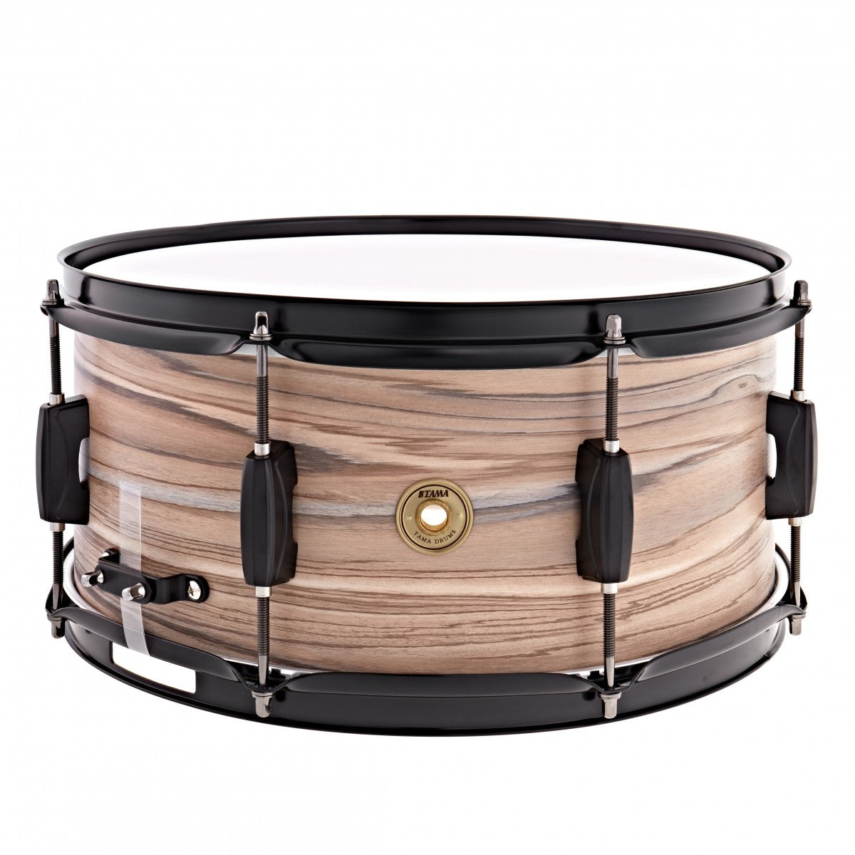Tama Woodworks 14"x6.5" Snare in Natural Zebrawood