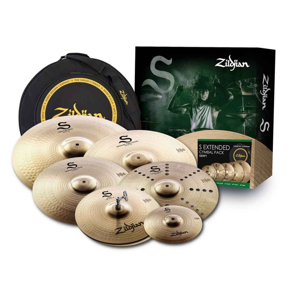Zildjian S Series Extended Cymbal Set