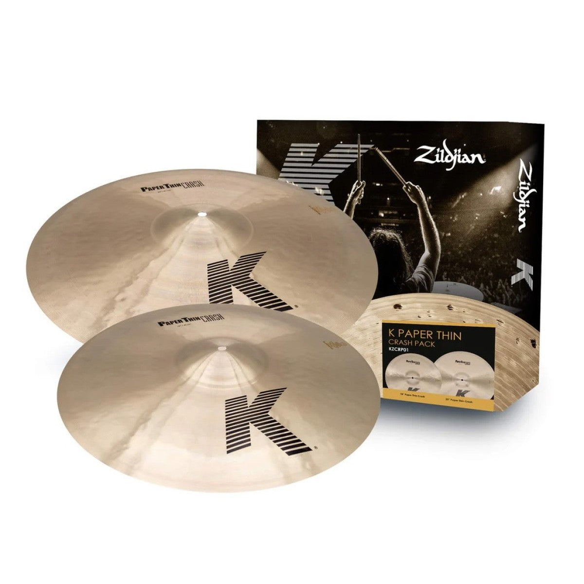 Zildjian K Paper Thin Crash Cymbal Pack - 18"/20"