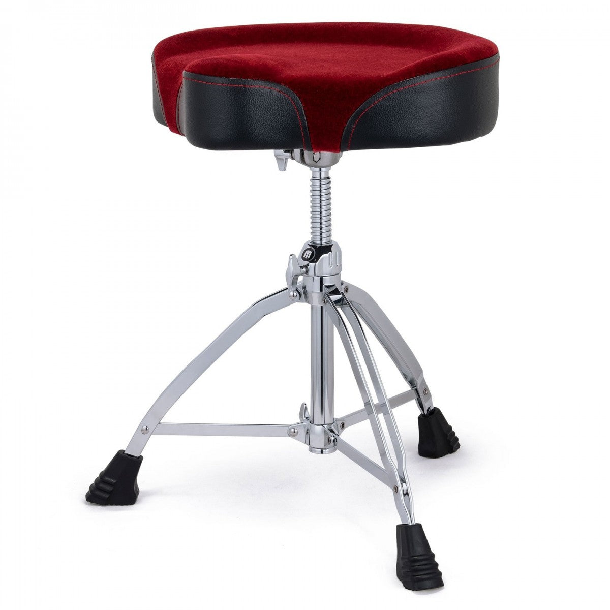 Mapex T865 Saddle Throne with Red Cloth Top