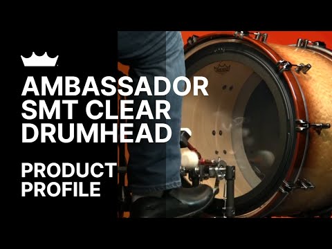 Remo Ambassador SMT Bass Drum Heads - Clear