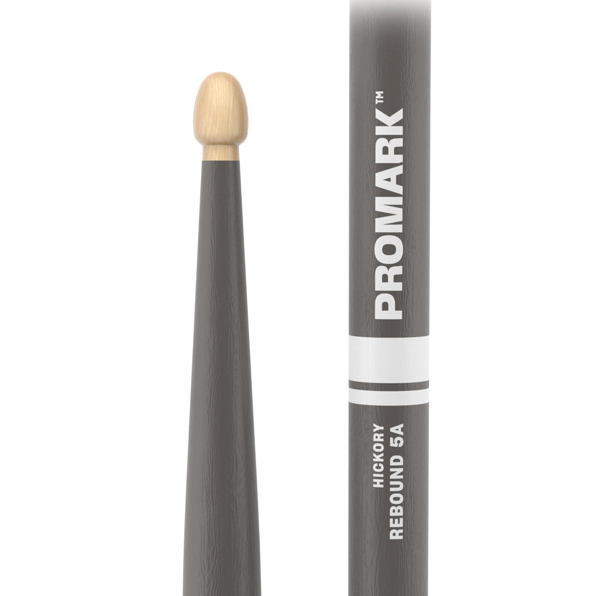 Pro-Mark Rebound 5A Hickory in Grey - Wood Tip