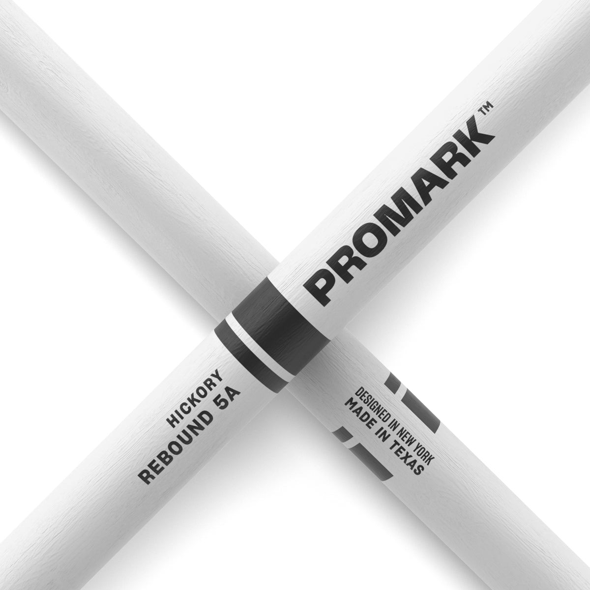 Pro-Mark Rebound 5A Hickory in White - Wood Tip