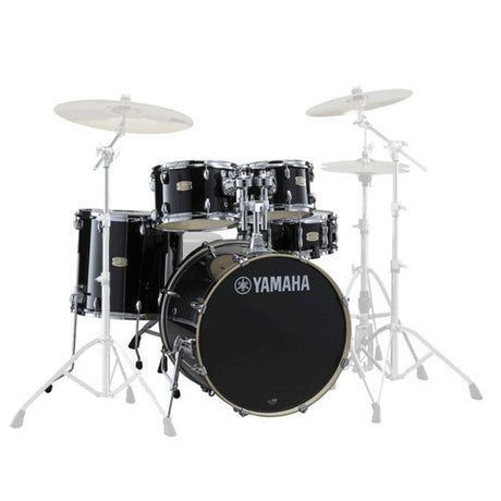 Yamaha Stage Custom Birch Shell Pack - 20"BD, 10"RT, 12"RT, 14"FT & 14"SD - Raven Black