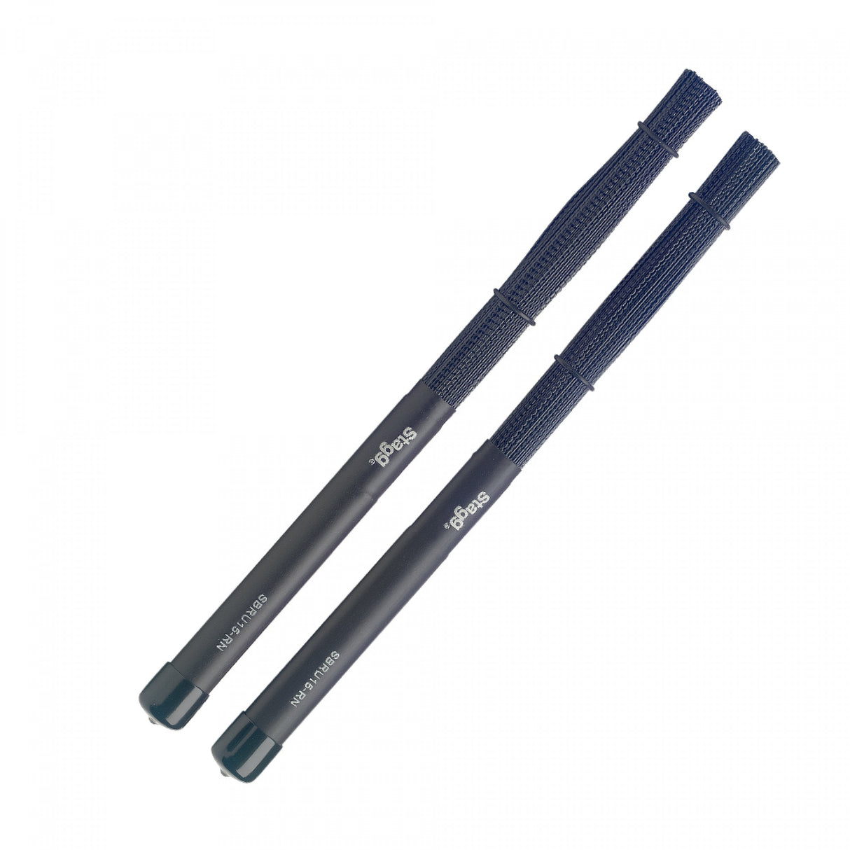 Stagg Curly Bristle Nylon Brushes with Rubber Handle