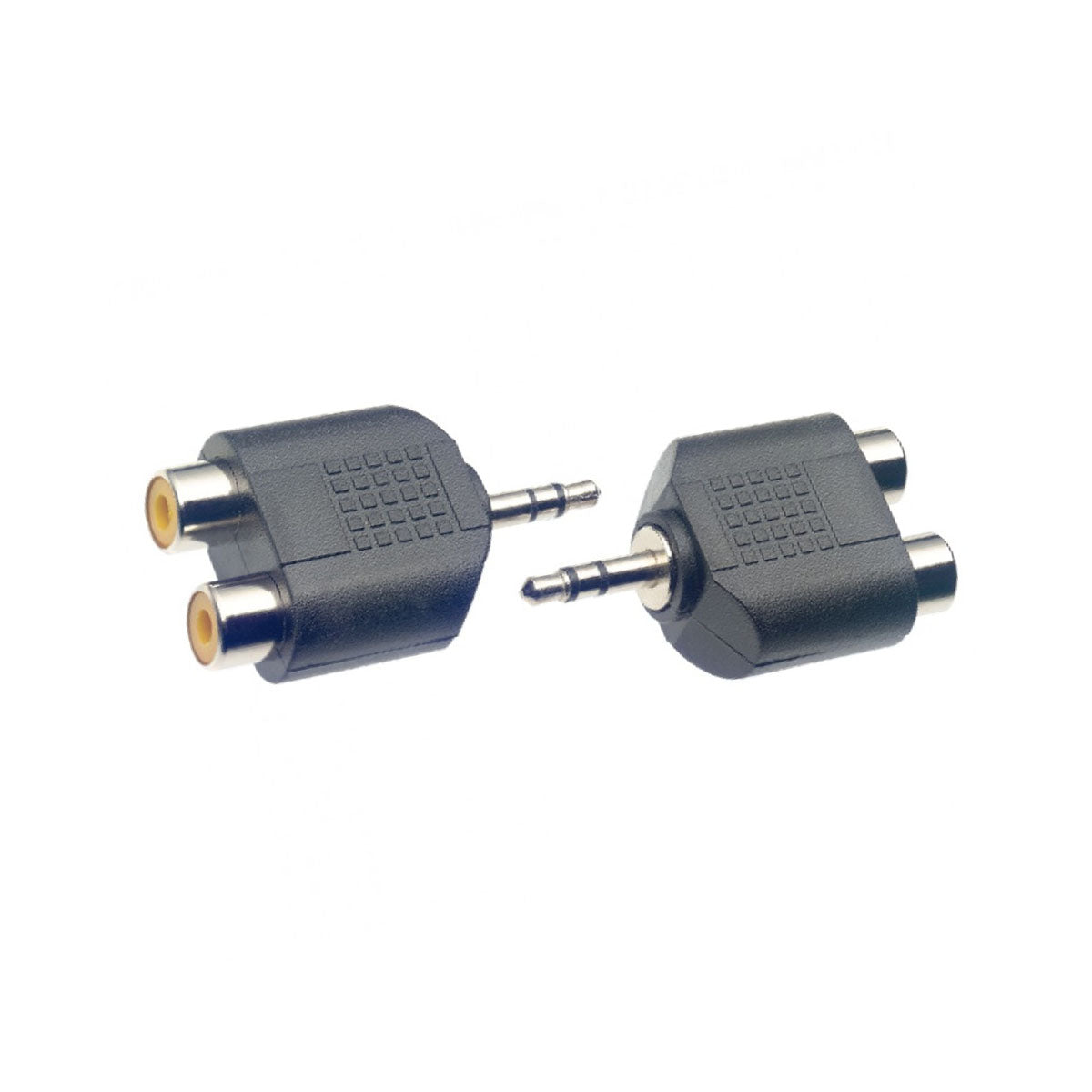 Stagg Audio Adapters - x2 Female Phono (RCA) Sockets To Stereo Mini Jack (Pack of 2)