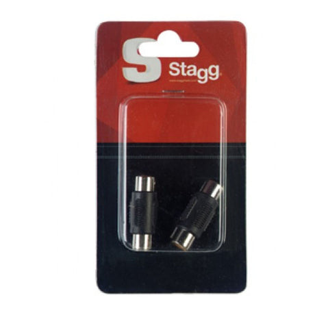 Stagg Audio Adapters - RCA Phono To RCA Phono (Pack of 2)